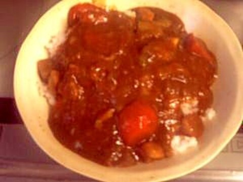 りんご入りカレーライス